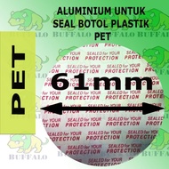 Dibeliyu - 100 Lembar 61Mm Segel Aluminium Foil Untuk Pet