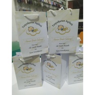 MINIMAL Aqikah Egg Paper Bag, souvenir Paper Bag etc., can be customized in size 17 cm x 11 x 5 cm..