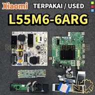 L55M6-6ARG XIAOMI MI POWER BOARD MAINBOARD TCON PW.136W2.981 TD.MT9612.795 HV550QUBF70 47-6060002 TE