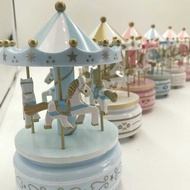 Music Box Music Box Birthday Cake Baking Decoration Music Box Merry-go-round Christmas Decoration Gi