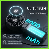 ◷  ⏐  ⏎ JISULIFE Handheld Fan Life7 Mini Fan Portable Rechargeable Electric Fans 3600/5000mAh Batt