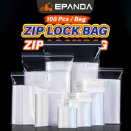 【TCD CXBVHSRYTE 113] EPANDA Zip Lock Plastic Bag Food Plastik Transparent Ziplock Bag Zipper Bag Zip