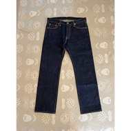 IRON HEART 666S-21 21oz Extra Heavy Denim Straight Jeans W36 - Used, Minimal Fade