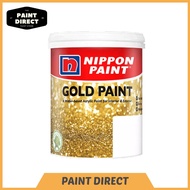 1KG Nippon Gold Paint Cat Emas (For Wood, Wainscoting, Wall &amp; Plaster Board)