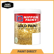 1KG Nippon Gold Paint Cat Emas (For Wood, Wainscoting, Wall & Plaster Board)