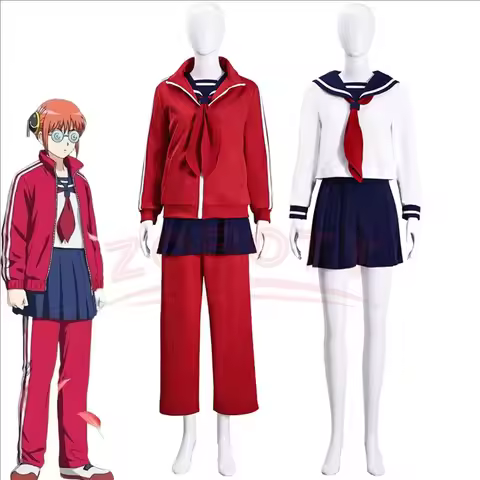 Anime 3-Z Ginpachi Sensei Kagura Cosplay Gintama Kagura Cosplay Costume Tracksuit Pants Jk Uniform H