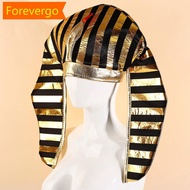 【Forever】 Halloween Golden Pharaoh Hats Snake Head Hats Costume Props Mask Party Cosplay Prop A1Q5