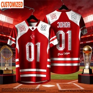 【Free Customized Name And Number】Exclusive Jersey, Brunei Design, Made Of LYCRA, Free Customization 
