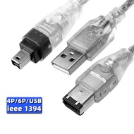 1394 Firewire Usb Ke 4p Usb Ke 1394 Kabel Data Ieee 1394 Kabel Sambungan Kad Pemerolehan Dv Kamera