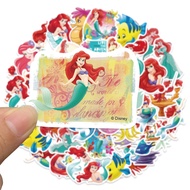 ✇ 10/30/50PCS The Little Mermaid Ariel Kawaii Disney Princess Stickers Decoration DIY Phone Notebook Suitcase Bike Decal Kids Gift