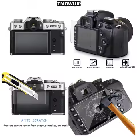 For Fujifilm X-T50 XE5 XE-4 Tempered Glass Screen Protector Anti-Scratch 9H HD Film