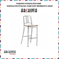 Archipta Furniture – Minimalist Industrial Iron Frame Cafe Dining Chair