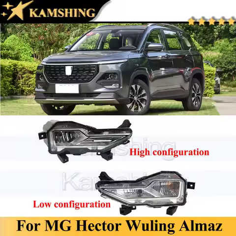 Kamshing For MG Hector Chevy Captiva Wuling Almaz Baojun 530 2018-2021 Front Fog Light Foglight Fog 