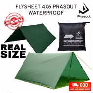 TENDA FLYSHEET TARPAULIN TENT PRASOUT 4 x 6 M