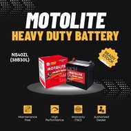 MOTOLITE Heavy Duty Battery NS40ZL (38B20L) [Powered by Century]