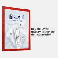 Wall-Mounted Magnetic Poster Frame A3 Elevator Advertising Frame A2 Photo Frame 4K No-Punching Neede