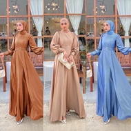 ELAINE SATIN MATTE DRESS