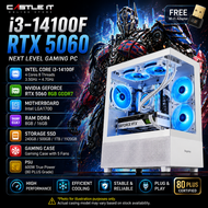 Intel Core i3-14100 12100F 14100F Gaming PC Package RX580 RTX3050 RTX5050 RTX5060