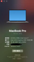 二手 2019 MacBook Pro 16吋太空灰
