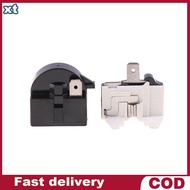 xt 2PCS QP2-4.7 PTC Starter Relay and 6750C-0005P Overload Protector for Refrigerator. ph