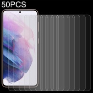 50pcs 0.26mm 9H 2.5D Tempered Glass Film For Samsung Galaxy S21+ 5G, Fingerprint Unlocking Is Not Su