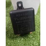 รีเลย์รถบรรทุก  200A 12V 24V 48V 4 ขา รีเลย์รถยนต์ กระแสสูง