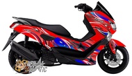 Decal stiker Full body Motor Yamaha Old Nmax 2015-2019 New Nmax Putih 2020 2021 2022 Grafis RAcing