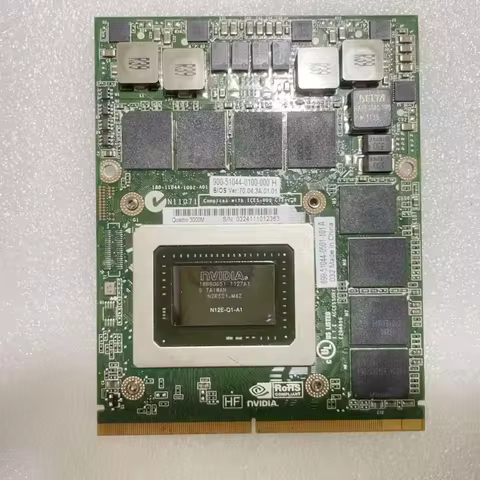 Original Quadro 3000M Q3000M Q4000M graphics card compatible with Dell Precision M6600 M6700 M6800 H