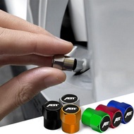 4pcs Universal Metal Tire Valve Caps Car Accessories For ABT RS3 RS4 RS5 RS6 RS7 Q5 Q7 SQ8