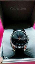 Calvin Klein  K7K411C1 都會型男時尚腕錶 黑(44mm)