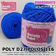POLY D27 PLAIN 116 biru