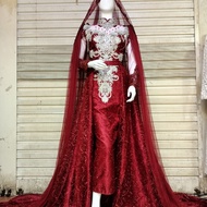 Baju Pengantin Wedding Dress Muslimah Jawa India gaun span pengantin -