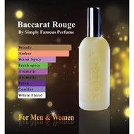 SIMPLY FAMOUS PERFUME 60ML  BACARAT - SET PREMIUM LIMITED EDITION