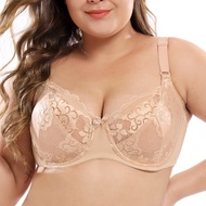 Xiushiren เซ็กซี่ Unlined Bras สำหรับสุภาพสตรีชุดชั้นในลูกไม้นุ่ม Bh บิ๊กถ้วยขนาดพิเศษผู้หญิงถ้วยเต็
