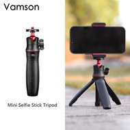 Vamson Mini Selfie Stick Tripod for Insta360 X3 One X2 Action Camera Monopod Pole for GoPro 11 DJI SJCAM Drift EKEN Accessories