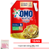 Nước giặt OMO Matic hương Comfort 3.6 kg - máy giặt cửa trên tặng 1 bịch tăm bông đầu nhỏ