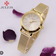 Julius นาฬิกาผู้หญิง สายสเตนเลส รุ่น JA732 : JA-732D สายปรับระดับเลื่อนข้อเองได้ นาฬิกาข้อมือผู้หญิง  (watchestbkk จูเลียส แท้ ของแท้100% ประกันศูนย์1ปี)