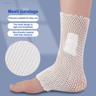 kuaileb Elastic Compression Wrap Mesh Bandage Breathable Elastic Net Bandage for Wound Dressing Skin-friendly Stretch Dressing Retainer Tubular Gauze Bandage for Southeast Buyers