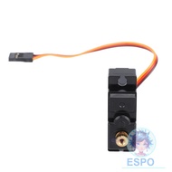 ESPO RC Steering Servo, Metal Gear Plastic Shell Metal Replacement Servo, Easy Install Upgrade Servo