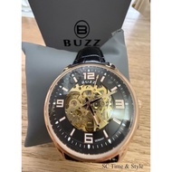 BUZZ Germany Men's Leather Automatic Watch BZ-L3004
