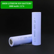 18650 Rechargeable Lithium ion Battery 1800mAh / 2500mAh 3.7v