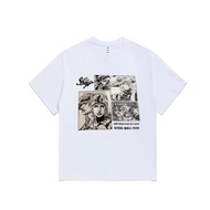 Jojo's Bizarre Adventure In Trendy American Anime: Wild Horse Boy Street Short Sleeved T-Shirt Versa