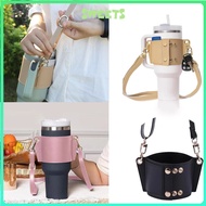 Water Bottle Holder PU Leather Stanley Holder Bag Anti-scalding Cups Sleeve for Stanley Bottle