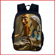 HK5 Italian Brainrot Backpack Large Capacity Lightweight Printing Tung Tung Tung Sahur School Bag Ba