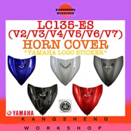 YAMAHA LC135 (V2/V3/V4/V5/V6/V7) HORN COVER WITH LOGO STICKER ~ *MOVISTAR BLUE/WHITE/BLACK/MAROON* 4