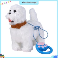 Plush Dog Toy Walking Puppy Plushie Interactive Electric Plush Puppy Toy with Leash – Lifelike Walki