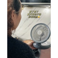Edon Eden Wall-Mounted Kitchen Bathroom Dedicated Fan Foldable Charging Fan Fan Dormitory Bed Silent
