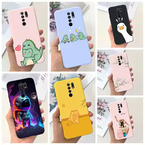 Latest design For Xiaomi Redmi 9 6.53" Case Cute Cartoon Print Soft Silicone Back Cover For Redmi 9 