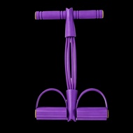 FREEWOODIEHY 2PCS Pedal Resistance Band, 4 Tube 6 Tube Resistance Band Trainer, Compact T Handle Dua
