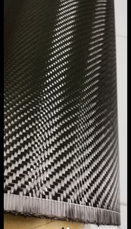 ผ้าคาร์บอน​แท้​ เกรด AAA +คาบอนแท้ ลาย2  น้ำหนัก​ 245 กรัม​ carbon  fiber  3k,​twill.toray​ ผ้าหนา 0.3 mm ขนาด  30 cm x 150 cm ผ้าทอแน่น​ ผ้านิ่ม​ทำงานง่าย สีดำเงา เเวววาว